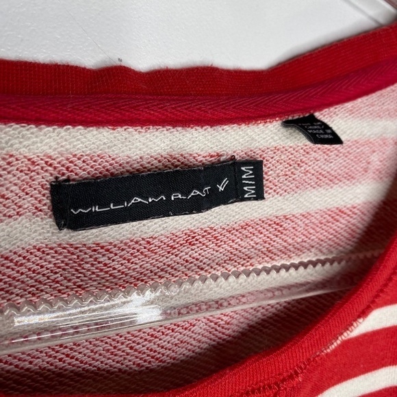 William Rast Red & White Stripe Top - Picture 9 of 11